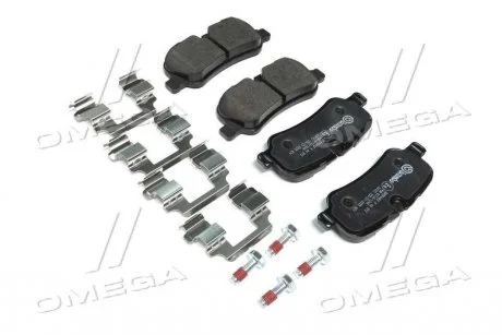 Тормозные колодки дисковые, к-кт. BREMBO P44 013