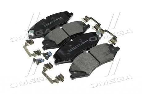Колодки передние, 05-12 / Range Rover Sport 05- BREMBO P 44 022
