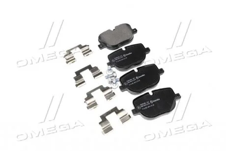 Тормозные колодки дисковые, к-кт. BREMBO P44 025