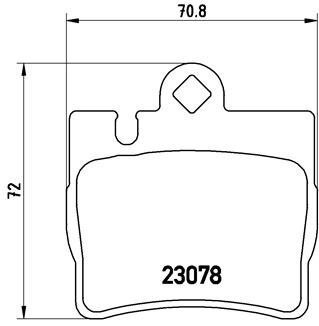 Гальмівні колодки дискові, к-кт. BREMBO P50 042