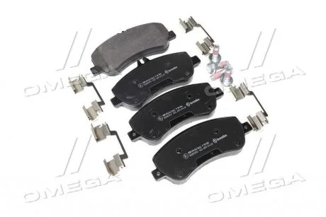 Гальмівні колодки дискові, к-кт. BREMBO P50 086