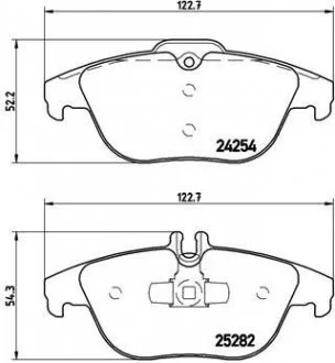 Тормозные колодки дисковые BREMBO P50104