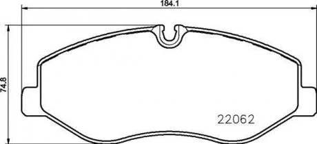 Тормозные колодки передние BREMBO P50129