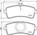 Колодки гальмівні дискові (комплект 4 шт) BREMBO P50132 (фото 1)