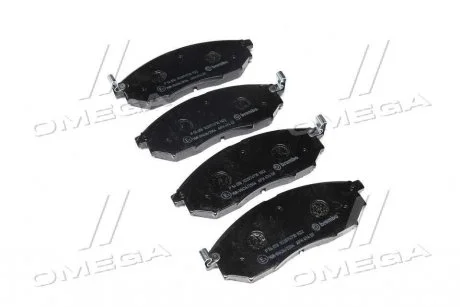 Колодки гальмівні дискові передні, комплект BREMBO P 56 058