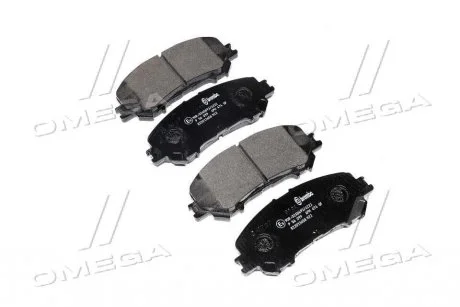 Тормозные колодки дисковые, к-кт. BREMBO P56 099