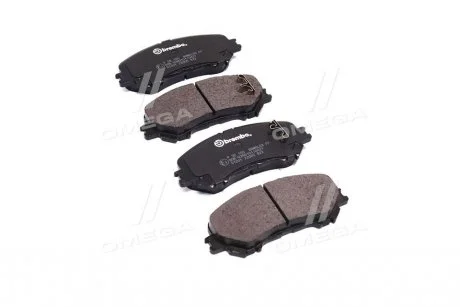 Тормозные колодки дисковые, к-кт. BREMBO P56 100