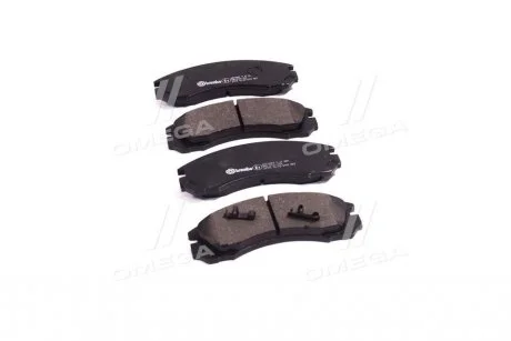 Гальмівні колодки дискові, к-кт. BREMBO P61 089