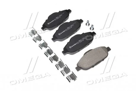 Гальмівні колодки дискові, к-кт. BREMBO P61 101