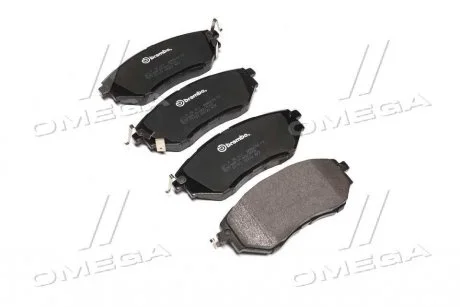 Тормозные колодки дисковые, к-кт. BREMBO P78 017