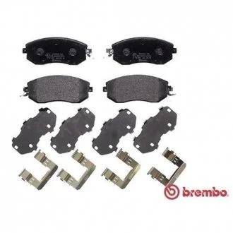 Тормозные колодки дисковые, к-кт. BREMBO P78 021