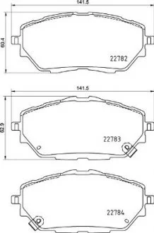 Колодки тормозные дисковые BREMBO P83171