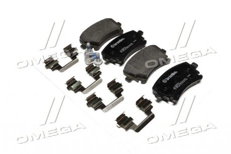 Тормозные колодки задние Audi A4, A6, A8 04-, VW Transporter, Multivan T5, T6 BREMBO P 85 076 (фото 1)