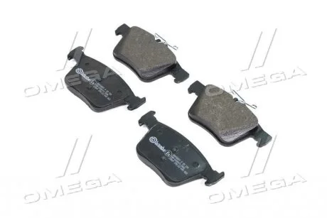 Колодки гальмівні дискові задні, AUDI A3, Q2; Skoda Kodiaq, Superb; VW Golf VII, Passat, Tiguan 12- BREMBO P 85 124