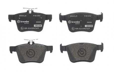 KLOCKI HAMULC. VW GOLF VII 12- TY? BREMBO P85125X