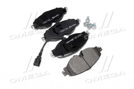 Колодки тормозные дисковые передн, AUDI A3, Q2; Skoda Octavia, Superb; VW Golf, Passat 12- BREMBO P 85 126