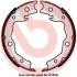 Тормозные колодки барабанные BREMBO S56545 (фото 1)