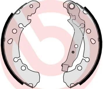 Тормозные колодки барабанные BREMBO S83513 (фото 1)