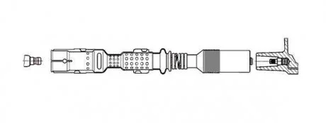 Фото провод высокого напряжения BREMI 197E32 Провод высокого напряжения BREMI 197E32