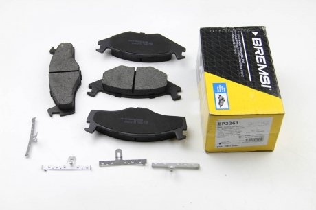 Тормозные колодки перед. Golf II/III/Jetta I/II/Passat -97 BREMSI BP2261 (фото 1)