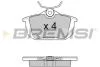 Тормозные колодки зад. Carisma 95-06/Colt 04-12 (TRW) BREMSI BP2742 (фото 1)