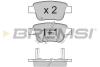 Гальмівні колодки зад. Toyota Avensis 00-08 (Bosch) BREMSI BP3112 (фото 1)
