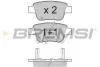 Тормозные колодки зад. Toyota Avensis 00-08 (Bosch) BREMSI BP3112 (фото 1)