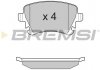 Гальмівні колодки задні Caddy III/Golf V/Audi A4 03- BP3130