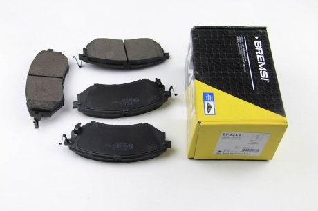 Гальмівні колодки перед. Subaru Legacy IV/Outback 03- (akebono) BREMSI BP3211 (фото 1)