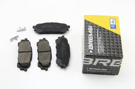 Тормозные колодки зад. Subaru Impreza 00- (akebono) BREMSI BP3270 (фото 1)