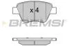 Тормозные колодки зад. Caddy/Jetta 10-/Golf 09-13 BREMSI BP3429 (фото 1)