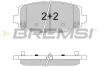 Гальмівні колодки зад. Fiat Freemont 11-/Dodge Caravan 08- (130.1x55.2x17.1) BP3544