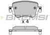 Тормозные колодки зад. Octavia III/Sharan/Audi Q3 12- (TRW) BP3623
