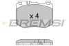 Гальмівні колодки пер. MB C-Class (W205)/E-Class (W213) 13-23 (BREMBO) BP3634