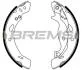 Тормозные колодки зад. Ford Fiesta VI 08- (TRW) GF0249