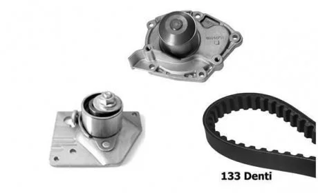 ZESTAW ROZRZ Z POMPе WODY RENAULT MEGANE II/SCENIC 1,9DCI 04- BUGATTI KBU10051A