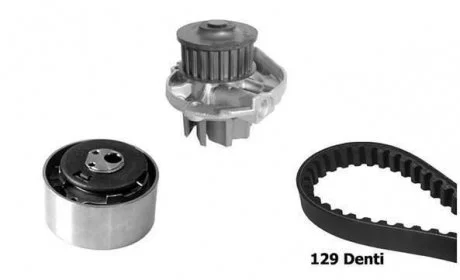 ZESTAW ROZRZ Z POMPе WODY FIAT PANDA/GRANDE PUNTO/500/FIORINO/ALFA MITO 1,2/1,4 07- BUGATTI KBU10153C