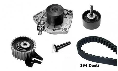 ZESTAW ROZRZ Z POMPе WODY ALFA GIULIETTA/FIAT 500L/BRAVO/OPEL COMBO 1,6JTD/1,6CDTI 10- BUGATTI KBU10184E