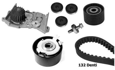 ZESTAW ROZRZ Z POMPе WODY RENAULT MEGANE II/CLIO III 1,6 16V 04- BUGATTI KBU7718A