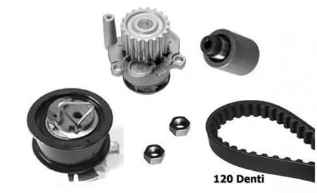 ZESTAW ROZRZ Z POMPе WODY VAG 1,4TDI/1,9TDI 02- BUGATTI KBU8712B
