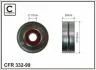 Ролик натяжной механизма поликлинового ремня Hyundai i30, NF, Santa FE, KIA Cee\'d, Sportage 2.0-2.2  70x17x28 332-99