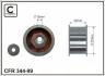Ролик проміжний поліклінового ременя Opel Calibra/Omega mot.2,5XE 89- 57x10x32 344-99
