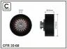 Ролик натяжной механизма поликлинового ремня Renault F3P/F3R 70x28 17z  70x10x28 35-68