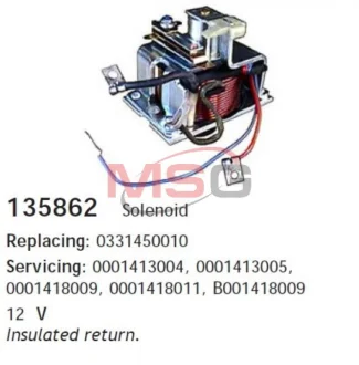 Фото 1 - втягуюче релє стартера CARGO 135862 Втягуюче релє стартера CARGO 135862 (фото 1)