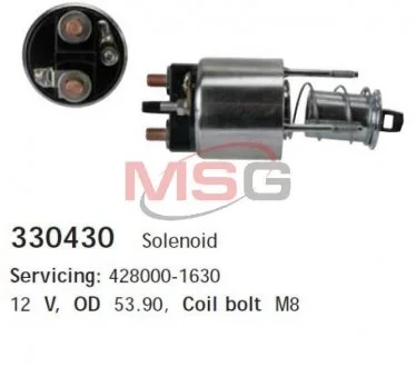 Фото 1 - втягуюче реле стартера CARGO 330430 Втягуюче реле стартера CARGO 330430 (фото 1)