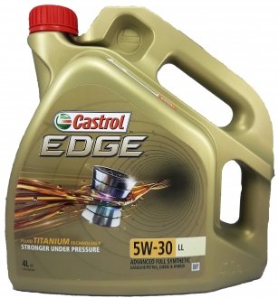 Масло моторное Edge LL 5W-30 4л CASTROL 15668E (фото 1)