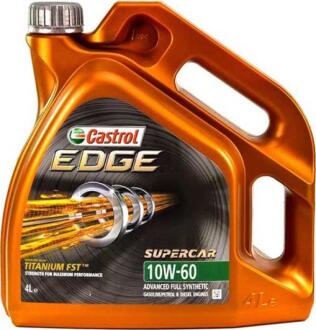 Моторное масло Supercar Titanium FST 10W-60 синтетическое 4 л CASTROL 1595CD