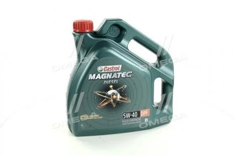 Моторна олія Magnatech Diesel DPF/5w40/4л. / (ACEA C3, API SN/CF) CASTROL 15C4AA
