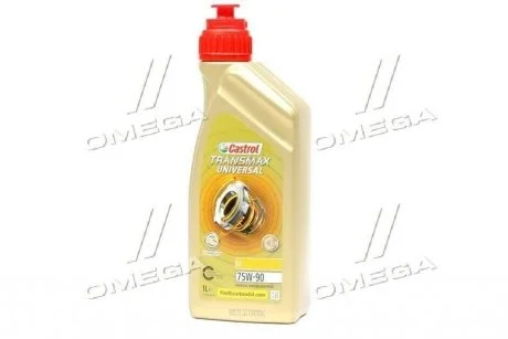 Трансмісійна олія SYNTRAX UNIVERSAL PLUS/75W90/1л. / Для мостів, редукторів / CASTROL 15DD0D (фото 1)