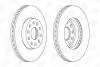 Диск тормозной NISSAN, OPEL, RENAULT, передн., вент. CHAMPION 562241CH-1 (фото 3)